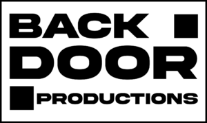 Back door productions logo